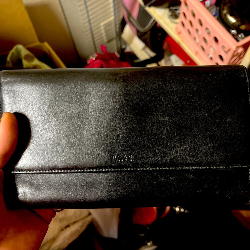 Black Coach Wallet